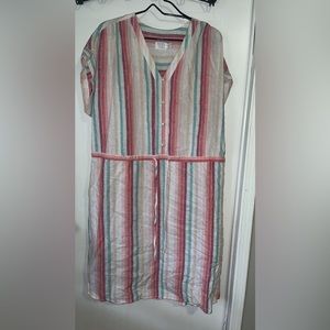 Multi colored, V-neck, Time and Tru dress